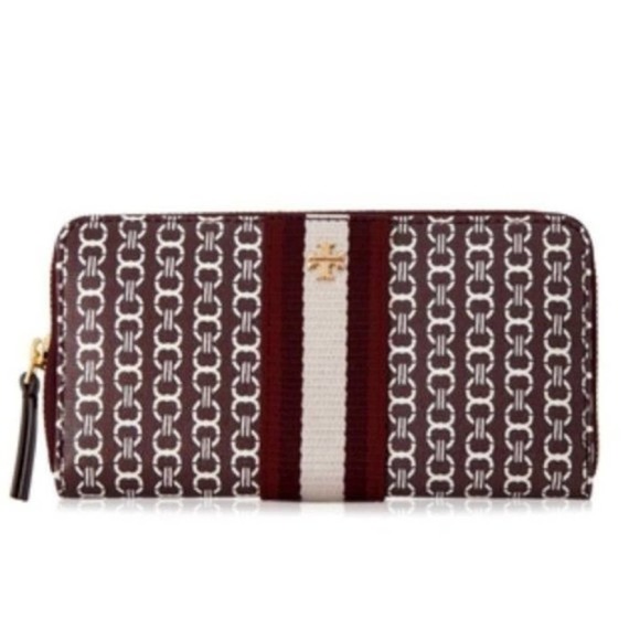 Tory Burch Handbags - Tory Burch 'Gemini Link' Continental Zip Wallet